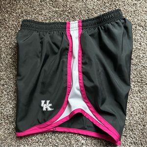 Nike Big Kids Running Shorts with University of Kentucky Logo, Girls Size Large